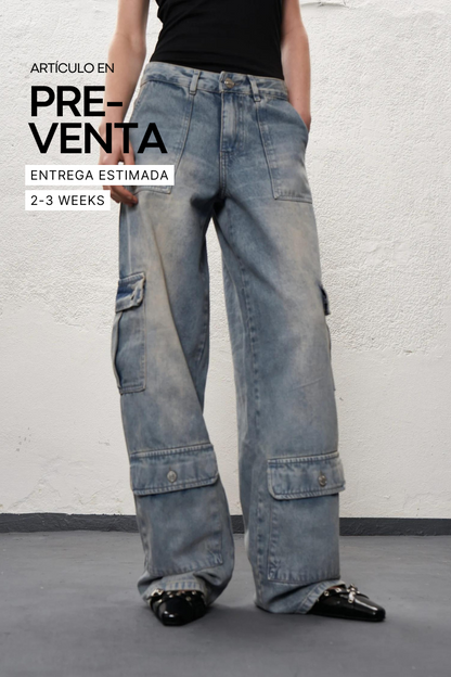 CARGO CEDRIC DENIM (preventa)