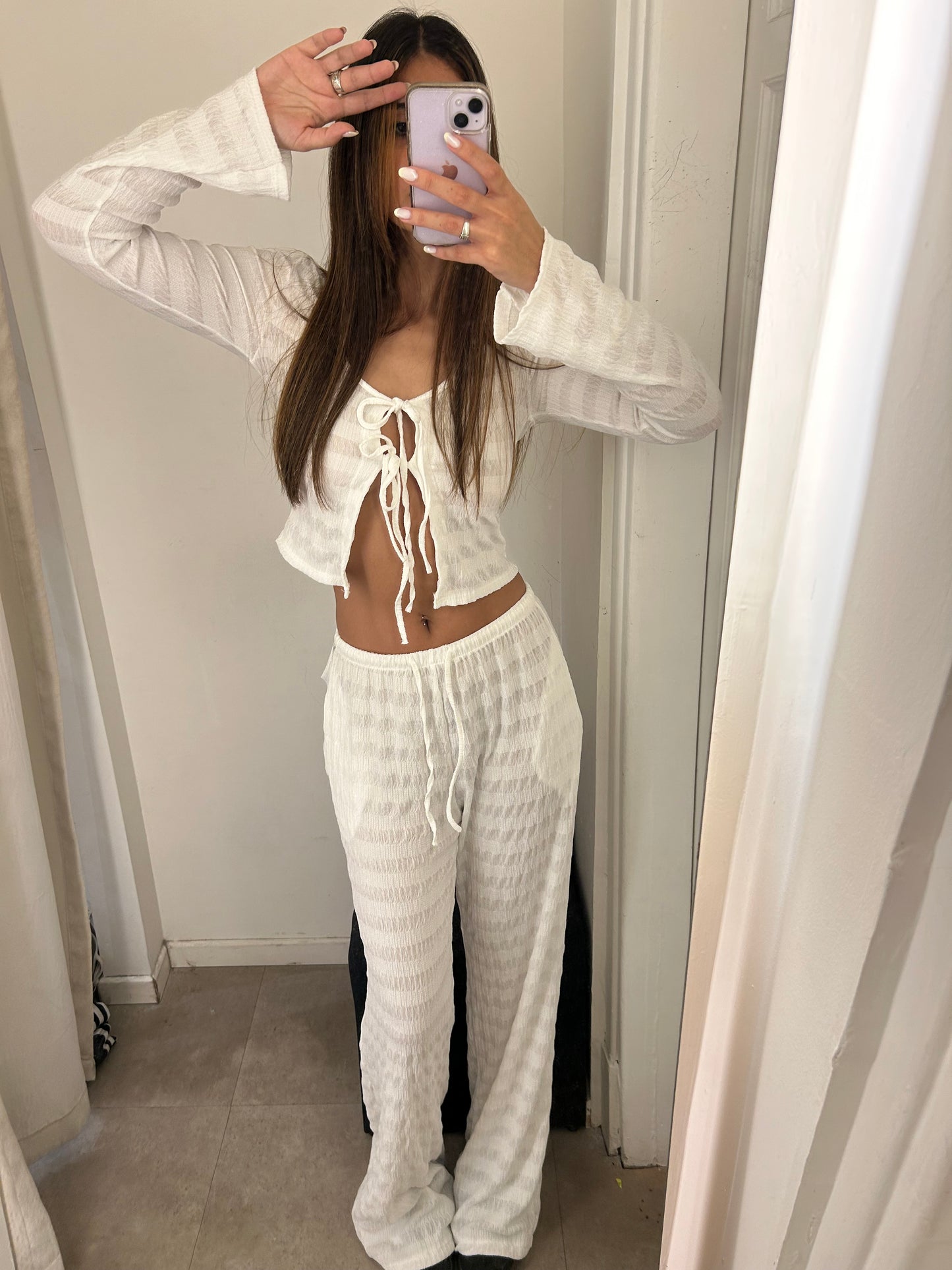 CONJUNTO TEJIDO (top + pant)