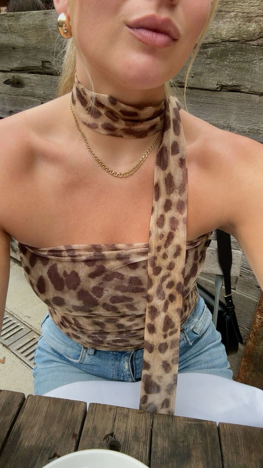 TOP CAROL - Animal Print